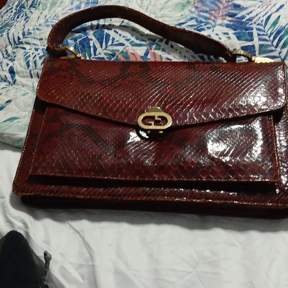 Vintage Python Purse - Picture 1 of 9